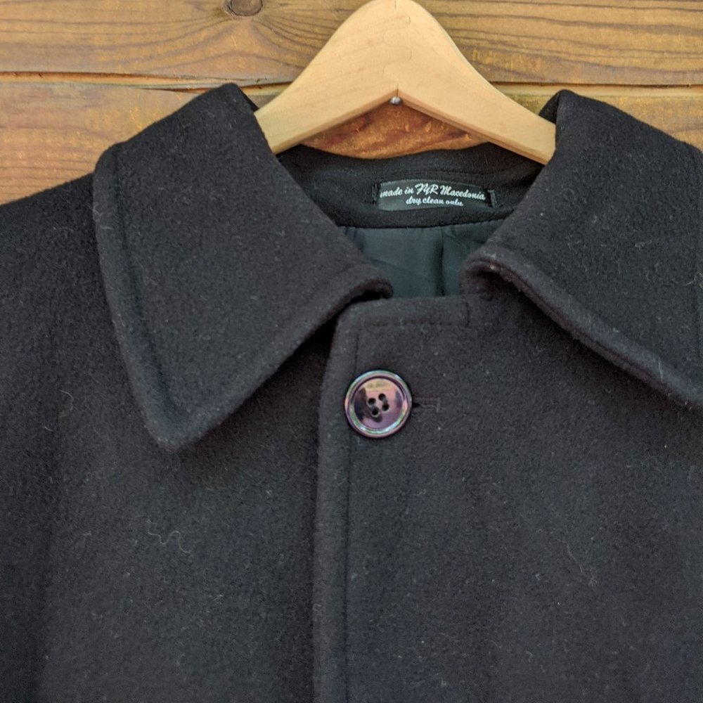 Andrew Fezza Cashmere men's full length overcoat - Picture 4 of 7